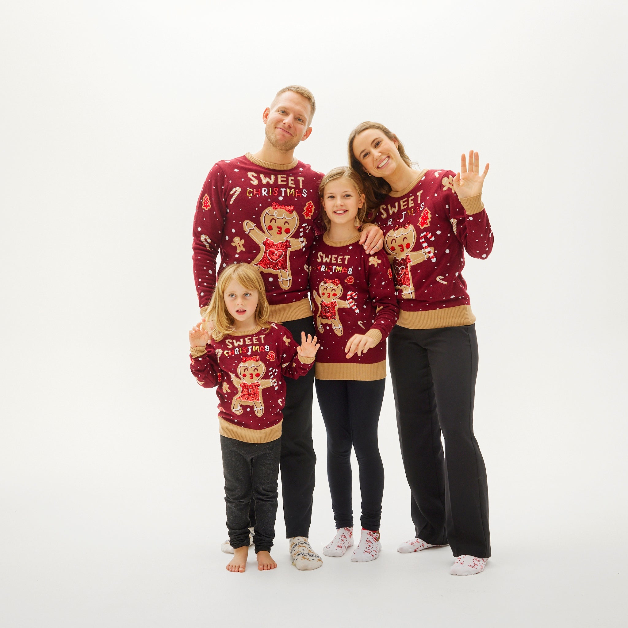 Cute Cookie Woman christmas sweater - child.